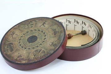 Optisch speelgoed - TACHYSCOPE ou ZOOTROPE , vers 1891 -