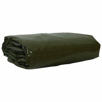 vidaXL Zeil 650g / m² Olijfgroen 5 x 8 m Canvas met, Verzenden, Nieuw