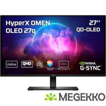 HyperX OMEN 27Q 27  Quad HD 240Hz Gaming Monitor, Computers en Software, Verzenden, Nieuw