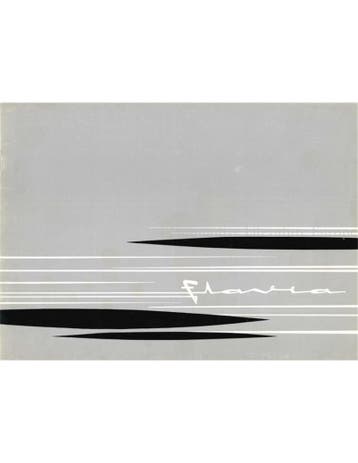 1962 LANCIA FLAVIA SEDAN BROCHURE ENGELS
