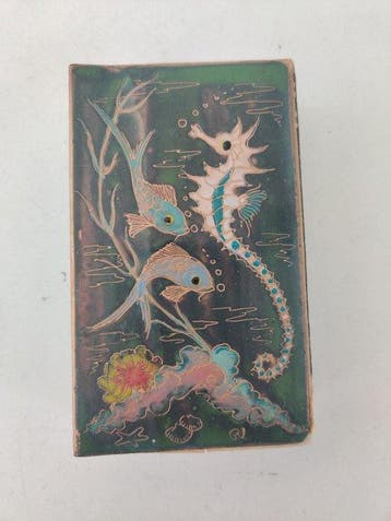 Sagitta Schonenberg - Luciferdooshouder - Cloisonné emaille