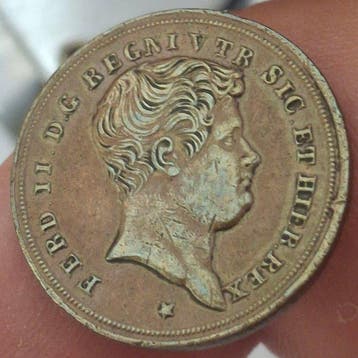 . Italië - Koninkrijk van Twee Siciliën 1 Tornese 1844