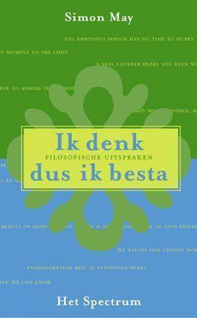 IK DENK DUS IK BESTA 9789027472960 Sarah May, Boeken, Filosofie, Gelezen, Verzenden