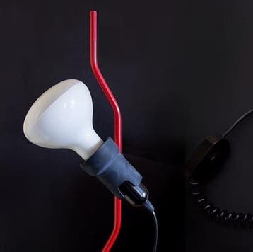 Flos - Achille Castiglioni - Plafondlamp - Haakjes - Rood