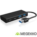 ICY BOX HUB1426-U3 interface hub USB 3.0 (3.1 Gen 1) Type-A, Verzenden, Nieuw