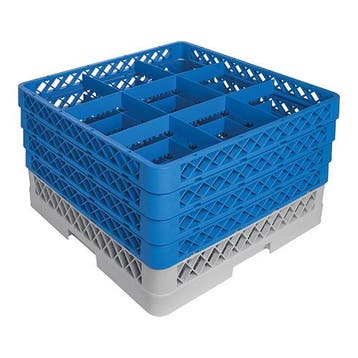 Voetglazenkorf 4x CR 09 | Ø15x24(h)cm | 50x50x26(h)cm, Verzenden, Nieuw in verpakking