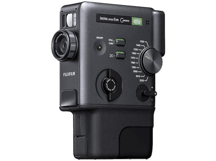 Fujifilm -  Instax Mini Evo Cinema Instantcamera  - Zwart, Audio, Tv en Foto, Fotocamera's Analoog, Nieuw, Fuji, Verzenden