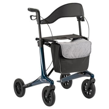 MultiMotion Carbon rollator met softwielen - Maat L - Blauw, Diversen, Ophalen of Verzenden, Nieuw