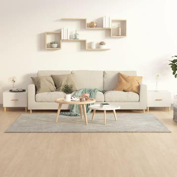 vidaXL Salontafels 2 st 50x50x40 cm bewerkt hout hoogglans, Verzenden, Nieuw