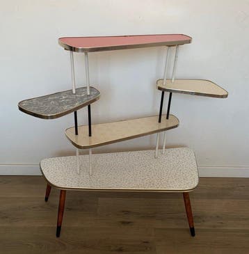 Table à plantes - Bois - Etagère – Formica