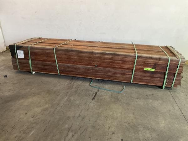 Veiling - 20x Angelim vermelho tuinplank 350x10x2 cm, Bricolage & Construction, Bois & Planches