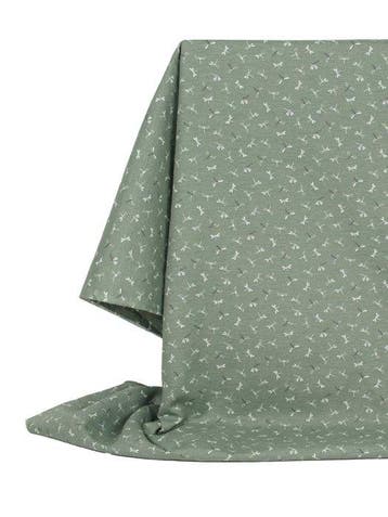 9,90 × 1,40 meter Premium Panama - Libellule op mosgroene