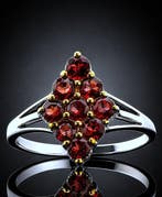 Granaat - Zilver - Ring - Royal Sparkle