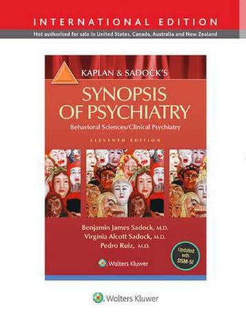 Kaplan and Sadocks Synopsis of Psychiatry 9781451194340, Verzenden, Benjamin J. Sadock