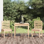 vidaXL 3-delige Bistroset massief grenenhout, Verzenden, Nieuw