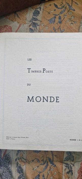 Monde - Lalbum Les Timbres du Monde, Gestempeld