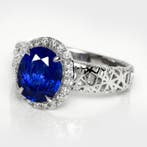 Sans prix de réserve - Bague - 14 carats Or blanc, IGI 2,78, Nieuw