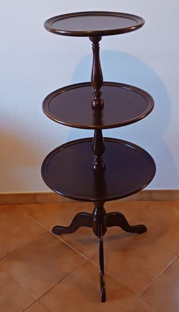 Table dappoint - Acajou - Servomuto à trois étagères, Antiquités & Art