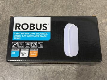 Veiling - 5x Robus schout ovaal 8W 3000K Ohio, Jardin & Terrasse, Éclairage extérieur