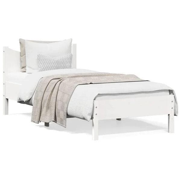 Grenen Bedframe 90x200 | Retour Deal 51% Korting!, Huis en Inrichting, Slaapkamer | Bedden, Nieuw, Hout, Verzenden