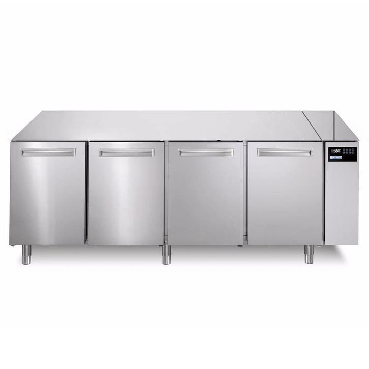 Koelwerkbank | SPRING | 640L | 4 Deuren (1/1 GN) |, Articles professionnels, Horeca | Équipement de cuisine, Envoi