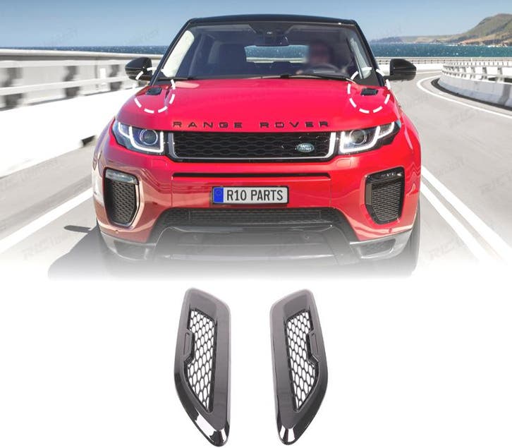 PRISE DAIR POUR RANGE ROVER EVOQUE 10-16 NOIR BRILLANT, Autos : Pièces & Accessoires, Carrosserie & Tôlerie, Envoi
