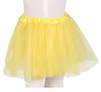 Lichtgele Tutu 30cm, Verzenden