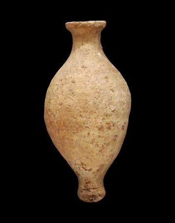 Oudgrieks Terracotta - votieve amfoor - unguentarium - 3e /, Verzamelen