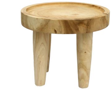 Bazar Bizar De Samanea Bijzettafel - Naturel - Ongebruikt, Huis en Inrichting, Verzenden, Zo goed als nieuw, Hout, Minder dan 45 cm