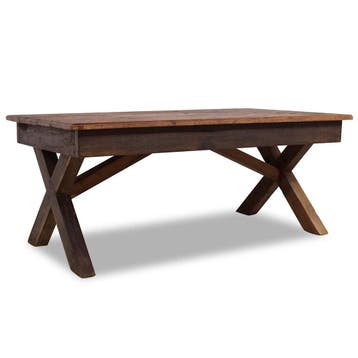vidaXL Salontafel 110x60x45 cm gemengd gerecycled hout, Huis en Inrichting, Tafels | Bijzettafels, Verzenden, Nieuw