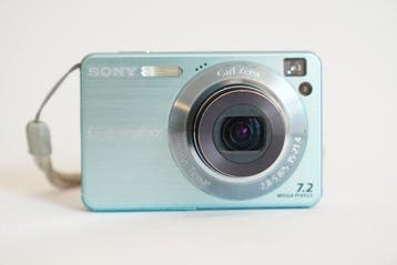 Sony DSC-W120 7.2MP SuperSteadyShot Carl Zeiss Appareil, Nieuw