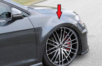 Rieger spatborden | geschikt voor VW Golf 7 VII 2013-2017 |, Verzenden