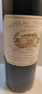 1982 Château Margaux - Margaux 1er Grand Cru Classé - 1, Verzamelen, Nieuw