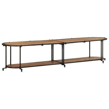 vidaXL Tv-meubel 200x42x40 cm massief acaciahout, Verzenden