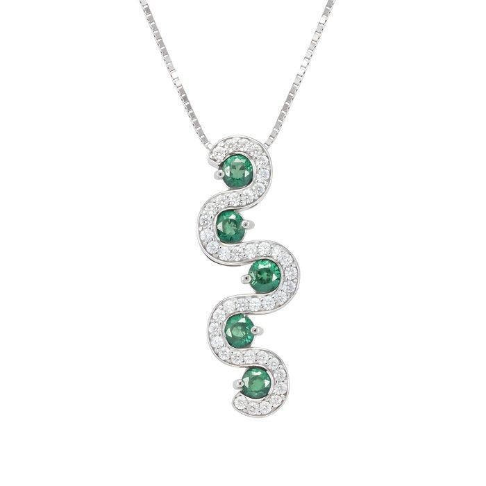 Sans prix de réserve - Collier Plaqué or Saphir - Topaze -, Bijoux, Sacs & Beauté, Colliers