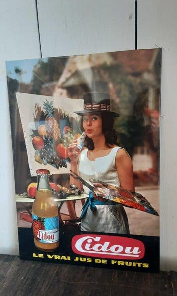 Cidou - Reclamebord - Metaal