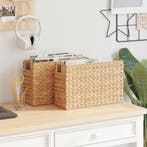 vidaXL Magazine Manden 2 pcs Naturel 39 x 14 x 25 cm, Verzenden, Nieuw