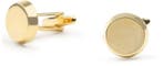 Manchetknoop Rond Goud maat  Heren, Handtassen en Accessoires, Manchetknopen, Verzenden, Nieuw