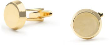 Manchetknoop Rond Goud maat  Heren, Bijoux, Sacs & Beauté, Boutons de manchette, Verzenden