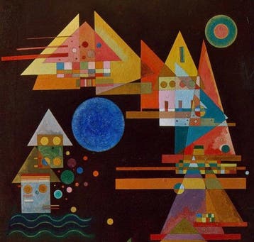 Wassily Kandinsky - Spitzen im Bogen, 1927”.