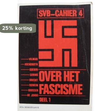 Over het fascisme 9789062220311 Nieuwstadt, Verzenden, Nieuwstadt