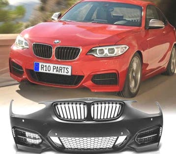 PARE CHOCS FRONTAL BMW F20 F21 LOOK M235 11-15 + CALANDRES, Verzenden