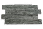 Natuurstenen steenstrips Grey Slate 12 rijen - 60x15 cm, Ophalen, Wandtegels, Nieuw, Minder dan 20 cm