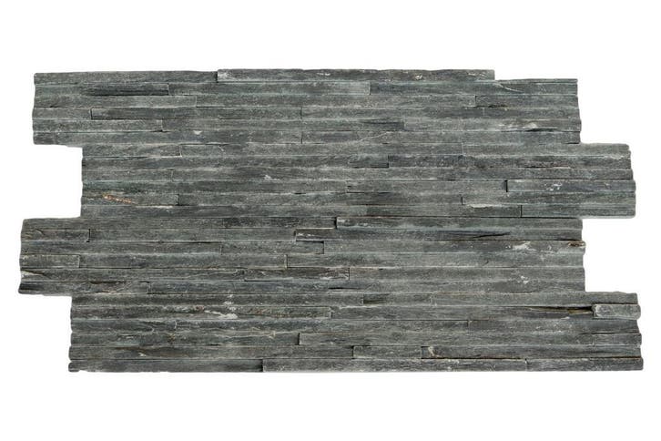 Natuurstenen steenstrips Grey Slate 12 rijen - 60x15 cm, Bricolage & Construction, Dalles & Carrelages, Enlèvement