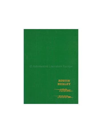 1956 - 1967 AUSTIN HEALEY 100 | 3000 WERKPLAATSHANDBOEK