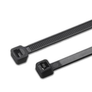 Set van 150 dikke tie wraps (kabelbinders zwart), 7.8x370 m, Bricolage & Construction, Verzenden