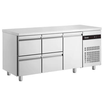 Koelwerkbank | 421L | 1 Deur (1/1 GN) + 4 Laden | 0°C/+10°C, Verzenden, Nieuw in verpakking