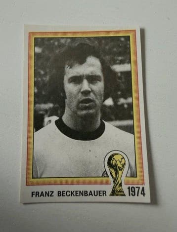 1978, 1974 Panini Franz Beckenbauer, Garrincha - 2 Sticker -, Nieuw
