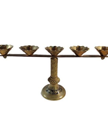 Chandelier - Laiton - néo-gothique