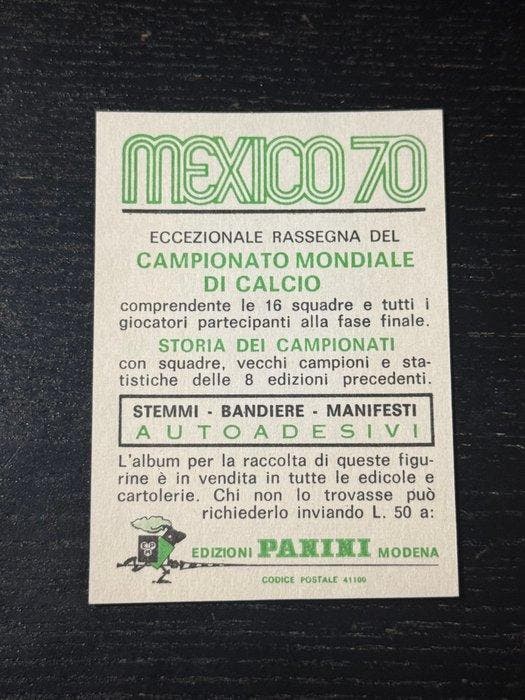1970 Panini Mexico 70 World Cup Albert Chesternev Green Back, Collections, Autocollants